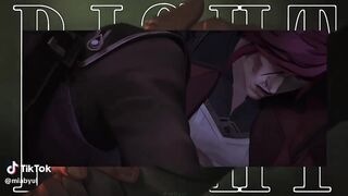 My fav on loop vdo Vi and cait arcane series vicait scenes caitvi scenes free song jinu and rumi.