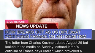 Row Breaks Out as US Diplomat Criticises France on