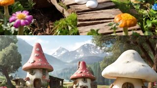 Cartoons in Village   Find the Difference Challenge