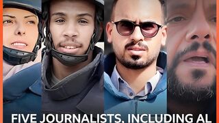 Five Journalists Killed in Israeli Strike on Gaza Hospital  theworldeng  shorts short news palestine theworldeng