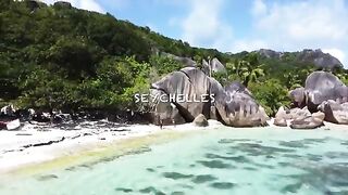 Seychelles 4 - Indian girl visits worlds most photographed beach