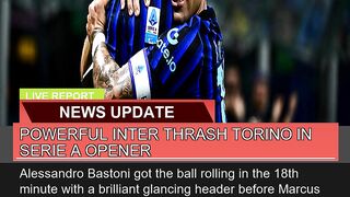Powerful Inter Thrash Torino in Serie a Opener