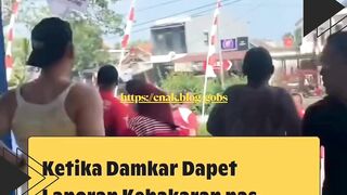 Langsung Lari! Petugas Damkar Tinggalkan Lomba 17an Demi Tugas Mulia
