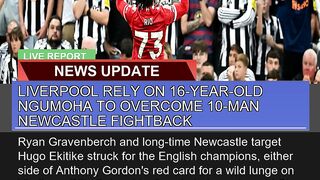 Liverpool Rely on 16yearold Ngumoha to Overcome