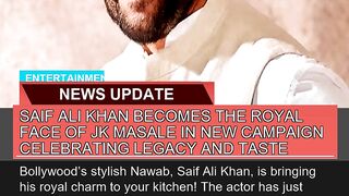 Saif Ali Khan Becomes the Royal Face of Jk Masale