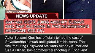Saiyami Kher Joins Akshay Kumar and Saif Ali Khan