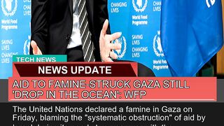 Aid to Faminestruck Gaza Still Drop in the Ocean