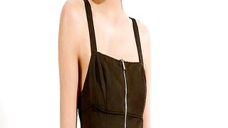 Sale Axes Linen Dress in Autumns it Colour That