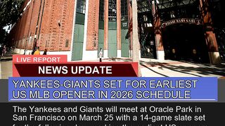 Yankeesgiants Set for Earliest US Mlb Opener in