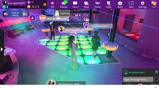 Avakin Life Trolling a Bad Guy in Game