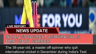 Indian Spin Great Ashwin Calls Time on Ipl Career