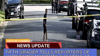 Fifth Grader Tells Reporters of Harrowing Moments
