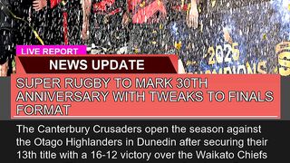 Super Rugby to Mark 30th Anniversary with Tweaks T