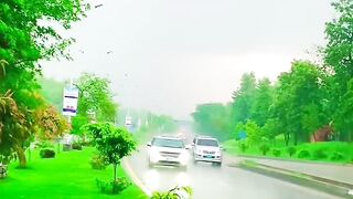 Green Islamabad, the rainy season from above
