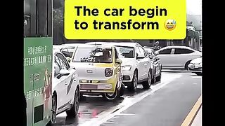 This Car Is From Another World  Whole Traffic Shocked By This Little Beast