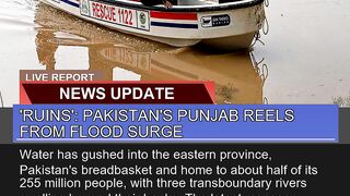 Ruins Pakistans Punjab Reels From Flood Surge