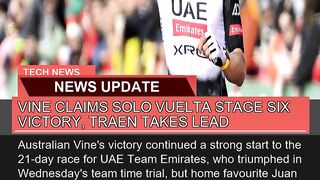 Vine Claims Solo Vuelta Stage Six Victory Traen T