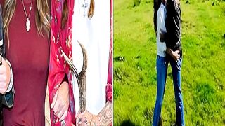 Elizabeth Hurley Plants a Passionate Kiss on Billy
