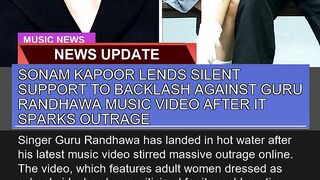 Sonam Kapoor Lends Silent Support to Backlash Agai