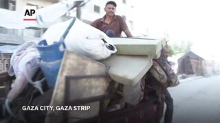 I dont know where to go- Palestinians leave Gaza City ahead of Israels