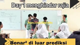 Penyamaran Terlucu! Cowok Ini Lolos Rajia Rambut Panjang Gara-Gara Pakai Kerudung  Rok