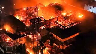 Gedung DPRD Makassar, Sulawesi Gedung DPRD Kota Makassar hangus terbakar