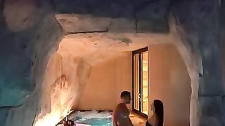 You arrive in Santorini and this is your suite  santorini couple(360P).
