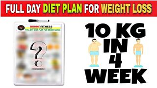 A FULL-DAY WEIGHT LOSS DIET PLAN