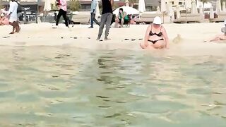 Marina beach United Arab Emirates.