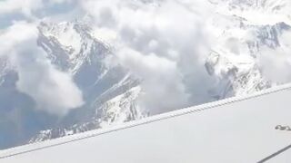 Nanga Parbat Mountain View From Airplane