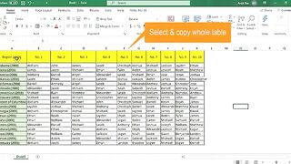 How to transpose data from row to column _(360P)
