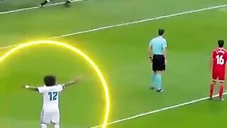 marcelo celebration before ronaldoo goal