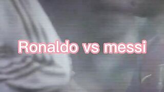Sports lover Messi and Ronaldo