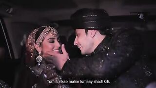 # couple Hiba bukhari with arez Khan cute interview