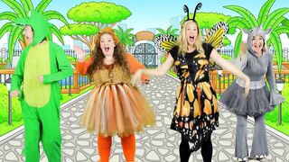 Wheels on the Bus (at the Zoo) - Kids Nursery