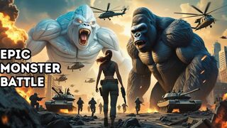 Epic Monster vs Giant Gorilla  Hollywood-Style Action Short Film  City Under Attack 2025