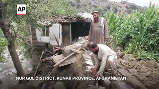 Helicopters bring aid after devastating earthquake hits eastern