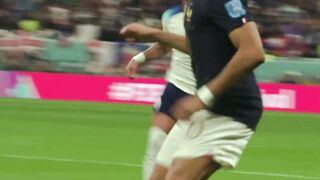This angle of Aurélien Tchouaménis goal against England