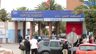 وقفة غضب امام مستشفى الحسن الثاني بأكادير