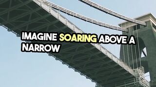 Epic Drone Adventure  Hanging Bridge Over Mountain River