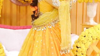 Beautiful bridel mehndi dress 2025