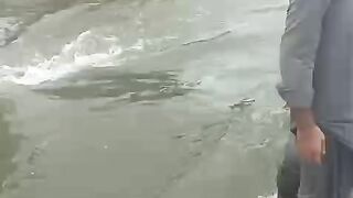 لوراں مین چوک سیلابی صورتحال  flood news gujarat loran