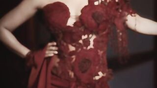 All nagin actress in red dress
