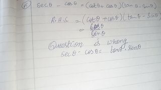 Exercise maths