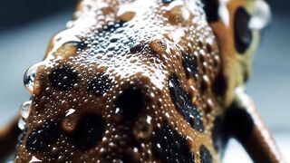 Macro of Frog Skin Close-Up