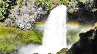 Colors over the waterfall