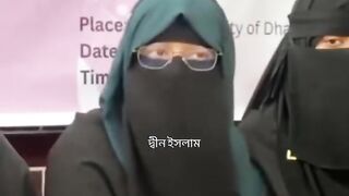 The woman is right