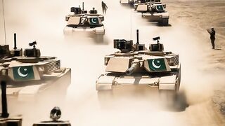 Pakistani  military tank convey