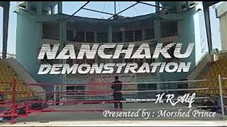 Nanchaku demonstration as Musical form  Martial Art