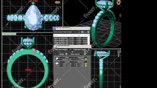 Emerald Dreams RingRuby Radiance BandSapphire Sky GlowCrystal Aura Ring